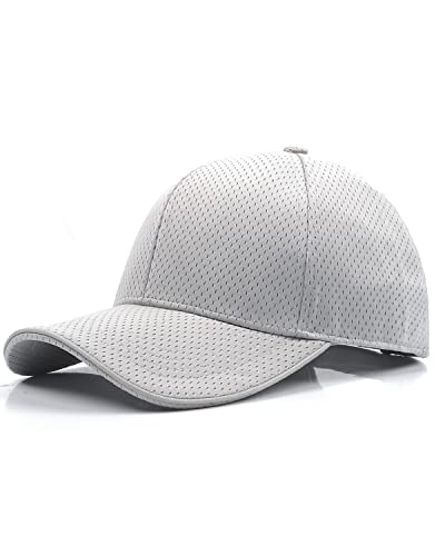 Zylioo M-L Running Sport Kappe Basecap Großer Kopf Outdoor Mesh Atmungsaktiv Baseballkappe Walking Cappy Baseball Cap von Zylioo