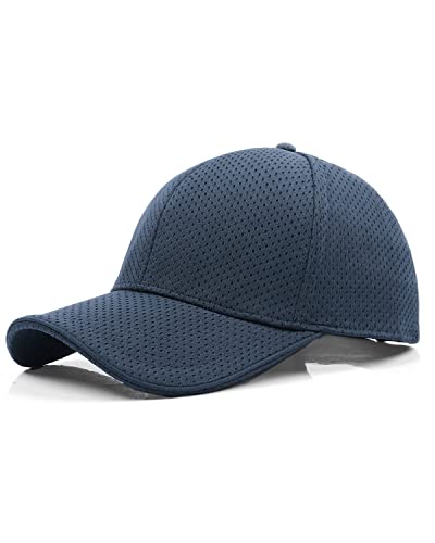 Zylioo XL Running Sport Kappe Basecap Großer Kopf Outdoor Mesh Atmungsaktiv Baseballkappe Walking Cappy Baseball Cap von Zylioo