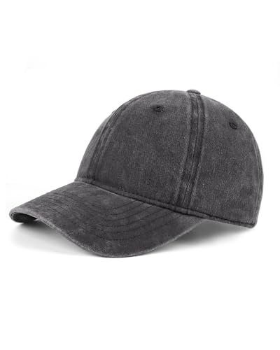 Zylioo XS-S Washed Basecap Kleiner Kopf,Vinatge Kappe Größe 53-57,Baseball Cap Kleine Größen,Kleine Baseballkappe(Version 2.0) von Zylioo