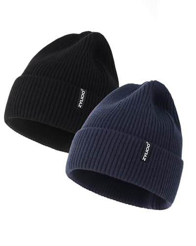 Zylioo XXL/3XL Strickmütze Für Großen Kopf, Wintermütze Beanie Mütze Mit Schirm, Übergroße Winter Warme Knit Cuffed Watch Cap 3Pack Zylioo XXL/3XL Strickmütze Für Großen Kopf, Wintermütze Beanie Mütze Mit Schirm, Übergroße Winter Warme Knit Cuffed Watch Cap 3Pack von Zylioo