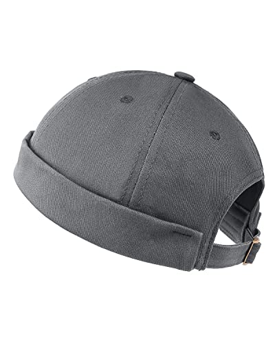 Zylioo XXL Docker-Cap Docker Mütze Für Großen Kopf Übergroße Watch Cap Trawler Seemannsmütze Hafenmütze Brimless Beanie Mütze von Zylioo