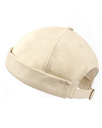 Zylioo XXL Docker-Cap Docker Mütze Für Großen Kopf Übergroße Watch Cap Trawler Seemannsmütze Hafenmütze Brimless Beanie Mütze von Zylioo