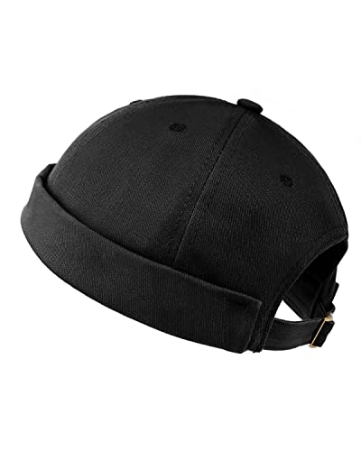 Zylioo XXL Docker-Cap Docker Mütze Für Großen Kopf Übergroße Watch Cap Trawler Seemannsmütze Hafenmütze Brimless Beanie Mütze von Zylioo