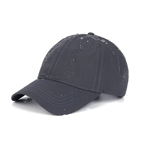 Zylioo Basecap XL/XXL Herren Wasserdicht Running Kappe Große Schnelltrocknend Sport Cap Lightweight Baseballkappe Navy 62CM von Zylioo