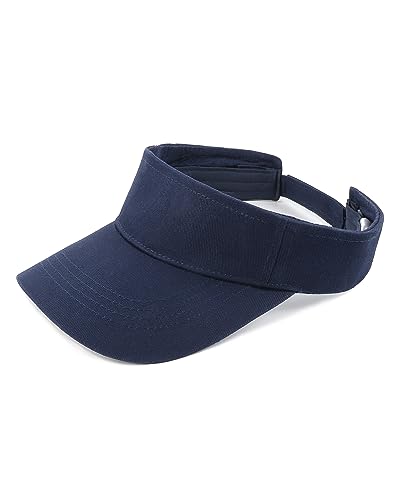 Zylioo XXL Visor Cap für Großen Kopf,Sun Visier Kappe,Sport Sonnenschutz Visor Schirmkappe mit Klettverschluss Größe 62cm von Zylioo