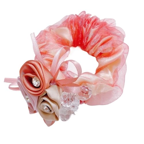 5 Stück Blumengarn-Haarseil, elegantes Schleifen-Haarband for Frauen für Frauen oder Mädchen(Color5) von Zymjzbetic