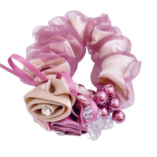 5 Stück Blumengarn-Haarseil, elegantes Schleifen-Haarband for Frauen für Frauen oder Mädchen(Color9) von Zymjzbetic