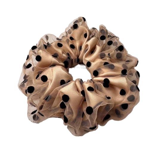 5 Stück Haargummis mit schwarzen und weißen Punkten for Frauen für Frauen oder Mädchen(Color7) von Zymjzbetic