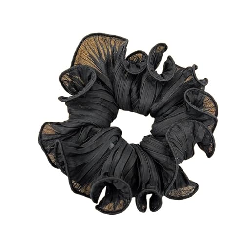 5 Stück Retro-Haargummis aus Chiffon mit Falten for Damen für Frauen oder Mädchen(Color4) von Zymjzbetic