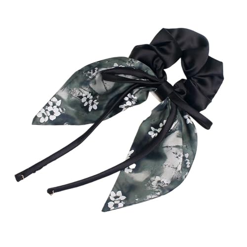 5 Stück Satinschleifen-Haarbänder for Frauen, elastische Haargummis, Mädchenschleifen for Haare für Frauen oder Mädchen(Color 1) von Zymjzbetic