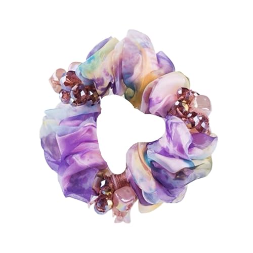 5 Stück schöne Haarseile for Gril Scrunchie Haargummis Gummibänder Pferdeschwanzhalter Kopfbedeckung für Frauen oder Mädchen(Color4) von Zymjzbetic