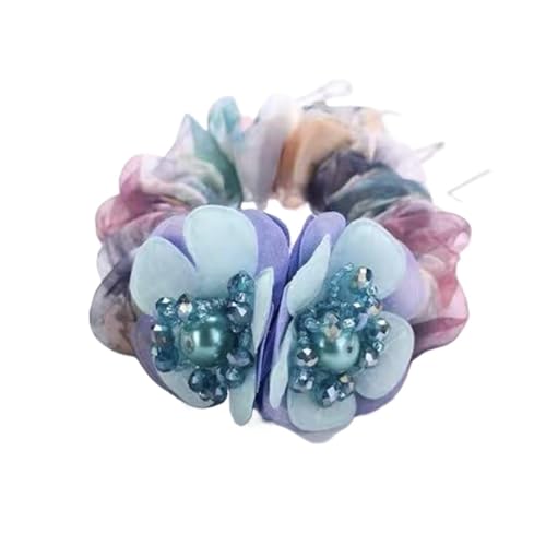5 Stück schöne Haarseile for Gril Scrunchie Haargummis Gummibänder Pferdeschwanzhalter Kopfbedeckung für Frauen oder Mädchen(Color7) von Zymjzbetic