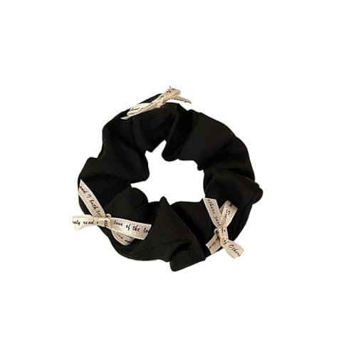 5 Stück weiße schwarze Schleife Haargummis elastischer Retro-Mini-Haarring für Frauen oder Mädchen(Color2) von Zymjzbetic