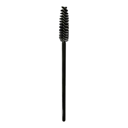 Zymoplas 50 Stück Wimpernreinigungsbürste Mini One Off Mascara Applikator Make up Pinsel Hervorragende Verarbeitung für Extensions, Schwarz von Zymoplas