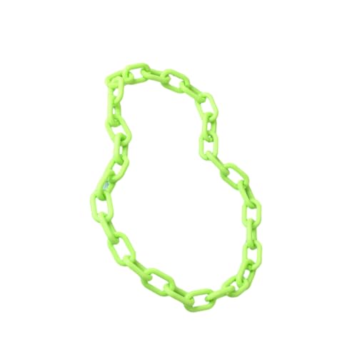 Zymoplas Acryl Frauen Halskette Ersatz Hals Hängen Galvanisieren Unfading Stilvolle Mädchen Damen Bar Choker Ornament, Grün von Zymoplas