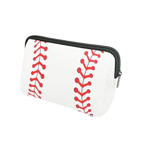 Zymoplas Damen Kosmetiktasche aus Neopren, modisch und großes Fassungsvermögen, Schreibwaren Organizer, Stoff, Parfüm, Strand, Pool, Kleinigkeiten von Zymoplas