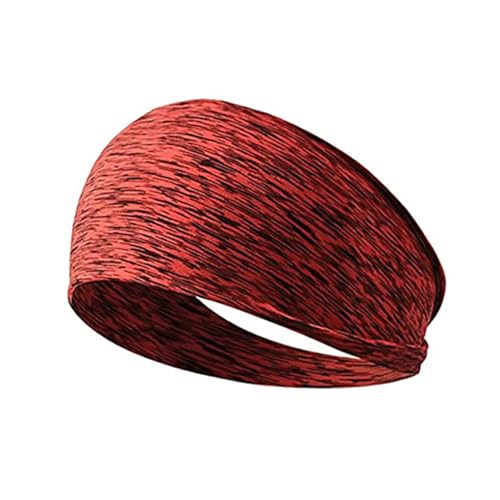 Zymoplas Elastisches Stirnband Sport Schweißband Damen Herren Einfarbig Laufendes Haarband Turban Outdoor Gym Bandage für Radfahren Klettern, Rot Zymoplas Elastisches Stirnband Sport Schweißband Damen Herren Einfarbig Laufendes Haarband Turban Outdoor Gym Bandage für Radfahren Klettern, Rot von Zymoplas