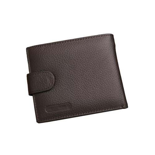 Zymoplas JINBAOLAI Mann Brieftasche Leder Autoschlüssel Tragbare Reise Datum Geldbörse Münzwechsel Mode Tasche Geburtstagsgeschenke Männlich, Kaffee von Zymoplas