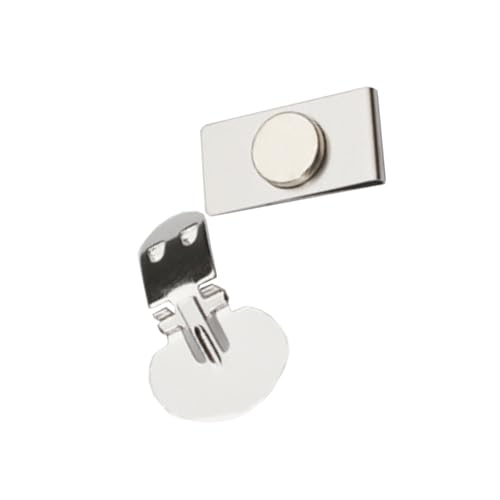 Zymoplas Magnetische unsichtbare Krawattenklammer, automatisch fixierte Klemme, Hemd Krawattenklammern aus Edelstahl, verschleißfester, langlebiger Verschluss von Zymoplas