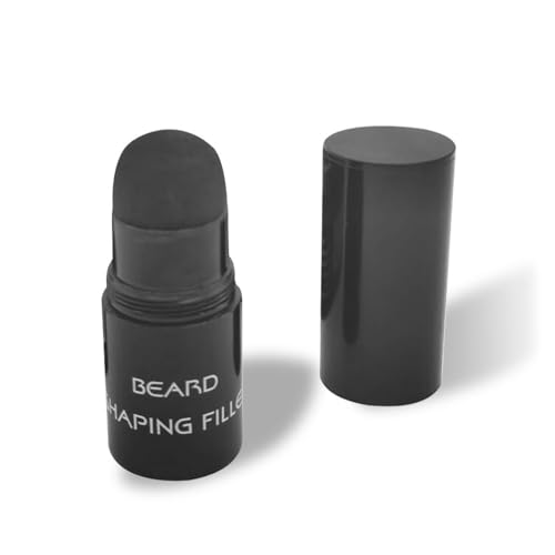 Zymoplas Men Beard Sweatproof Instant Filler Gesichtshaar Patches Enhancer Coloring Coverage Travel Pen Verdickung Farbig, Dunkelbraun von Zymoplas