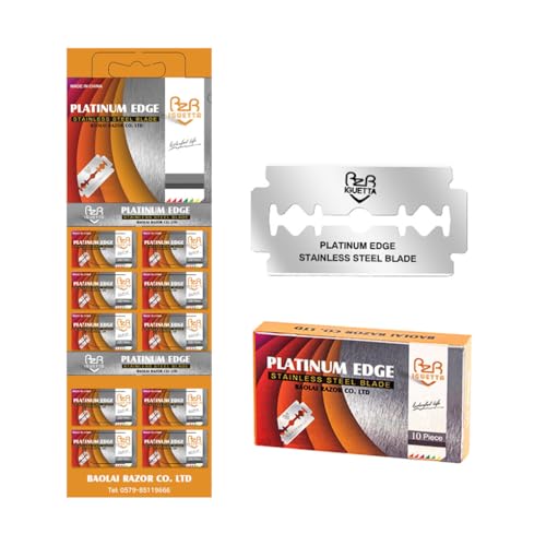 Zymoplas Rasierklingen für Männer, scharfe Edelstahlklinge, klassische Sicherheitsrasierer, Bart, präzise und saubere Rasur, Salon, Schönheitswerkzeug, Barber, Typ 4 Zymoplas Rasierklingen für Männer, scharfe Edelstahlklinge, klassische Sicherheitsrasierer, Bart, präzise und saubere Rasur, Salon, Schönheitswerkzeug, Barber, Typ 4 von Zymoplas
