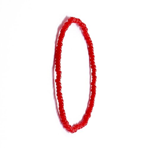 Zymoplas Reisperlen Fußkettchen, einfache, langlebige Fußketten, Exquisite handgefertigte Boho Mehrzweck Fußkettchen für Mädchen, Fuß Dekor, 3 von Zymoplas