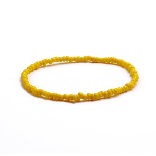 Zymoplas Reisperlen Fußkettchen, einfache, langlebige Fußketten, Exquisite handgefertigte Boho Mehrzweck Fußkettchen für Mädchen, Fuß Dekor, 6 von Zymoplas