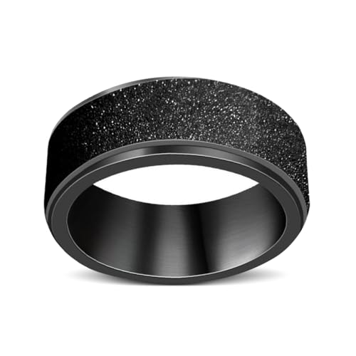 Zymoplas Ringe Edelstahl Rotating Für Spinning Frauen Handschmuck Anti Stressabbau Lässige Mode Tragbarer Für Spinner Druck, Größe 10 Zymoplas Ringe Edelstahl Rotating Für Spinning Frauen Handschmuck Anti Stressabbau Lässige Mode Tragbarer Für Spinner Druck, Größe 10 von Zymoplas