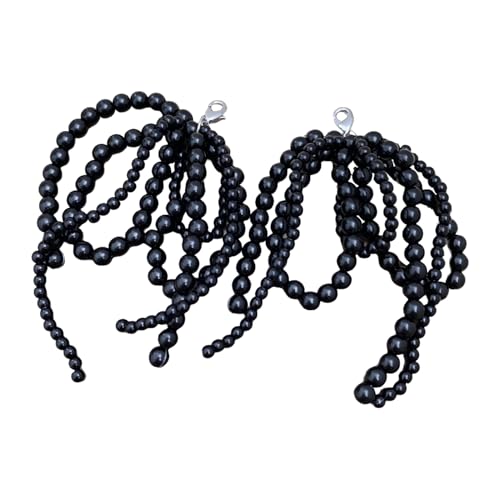 Zymoplas Schleife Schuh Charms Clip weiß ABS Perlen Perlen für Damen Schuhzubehör Schleife Schuh Charms Perlen Schuh Charm weiß ABS, C von Zymoplas