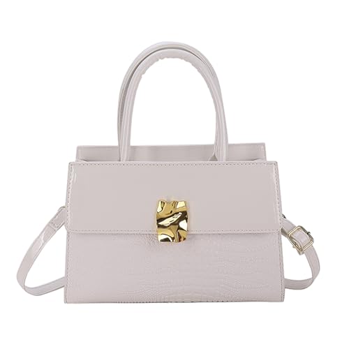 Zymoplas Sichere Messenger Handtasche für Damen, wasserabweisend und verstellbarer Riemen, leicht, vielseitig, praktisch, modisch, Beige Zymoplas Sichere Messenger Handtasche für Damen, wasserabweisend und verstellbarer Riemen, leicht, vielseitig, praktisch, modisch, Beige von Zymoplas