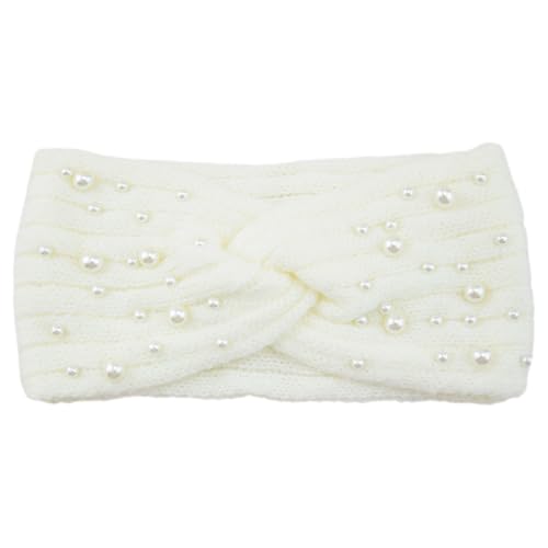Zymoplas Verleihen Sie Ihrer Frisur einen Hauch von Eleganz. Neue perlengestrickte Kreuzstirnbänder aus leichtem und atmungsaktivem Polyester, stilvoll, Weiß Zymoplas Verleihen Sie Ihrer Frisur einen Hauch von Eleganz. Neue perlengestrickte Kreuzstirnbänder aus leichtem und atmungsaktivem Polyester, stilvoll, Weiß von Zymoplas