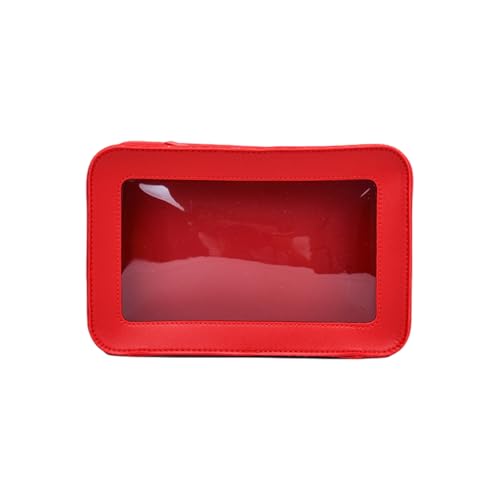 Zymoplas Vielseitige Make up Aufbewahrungstasche – zum Organisieren von Kosmetika, PU Organizer, Tasche, Organizer, Kosmetiktasche, Make up Tasche, Rot Zymoplas Vielseitige Make up Aufbewahrungstasche – zum Organisieren von Kosmetika, PU Organizer, Tasche, Organizer, Kosmetiktasche, Make up Tasche, Rot von Zymoplas