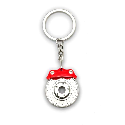 Zynara Bremsscheiben Schlüsselanhänger, Glücksbringer Auto für Autoliebhaber,Weihnachtsgeschenke für Männer,Frauen, Motivationsgeschenk zur Einschulung von Zynara