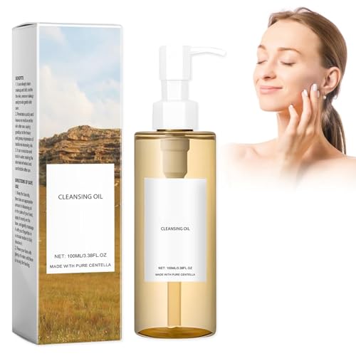 Cleansing Oil Make-up Entferner Reinigungsöl, Leichtes Reinigungsöl, Augen- und Lippen-Make-up-Entferner, Erfrischende und sanfte Reinigung von Gesichts- und Lippen-Make-up, 100 ml von Zynewa