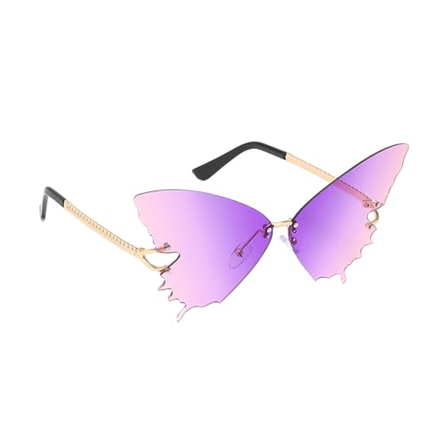 Zyntora Damensonnennenbrillen - Outdoor Brille,Schmetterling UV Schutz Übergröße Sonnenbrille Für Frauen Outdoor Sommer Festival Strandurlaub von Zyntora