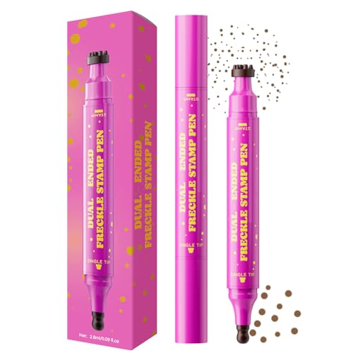Zyntora Gesichts-Fleckstift Wasserdicht - 2.8ml Kunststoff-Punkte Stempel Für Gesicht,Lang Anhaltender Doppelkopf Makeup Marker Für Beauty Halloween Anwendung von Zyntora