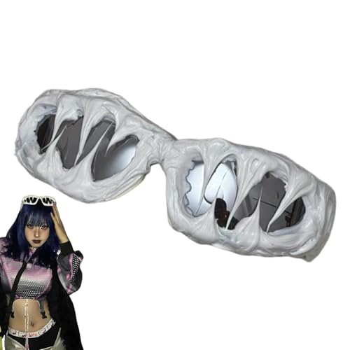 Zyntora Halloween Sonnenbrillen - Extravagante Brille - UV400 Schutz Cooler Dunkler Style Für Cosplay Fest Damen Herren Jugendliche von Zyntora