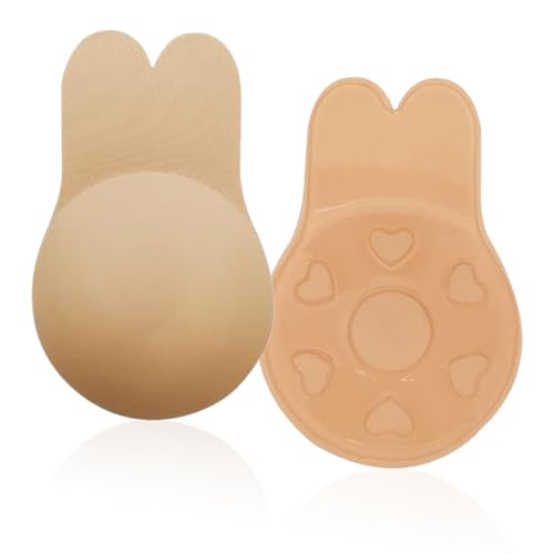 Zynxel Klebe BH Push-Up BH Rückenfrei, Unsichtbar Trägerloser BH,Nippelpads, Mit Push up Effekt Und Unsichtbarem Design,Wiederverwendbare,Für Alle Rückenfreien Kleidungsstücke Und Brautkleider von Zynxel