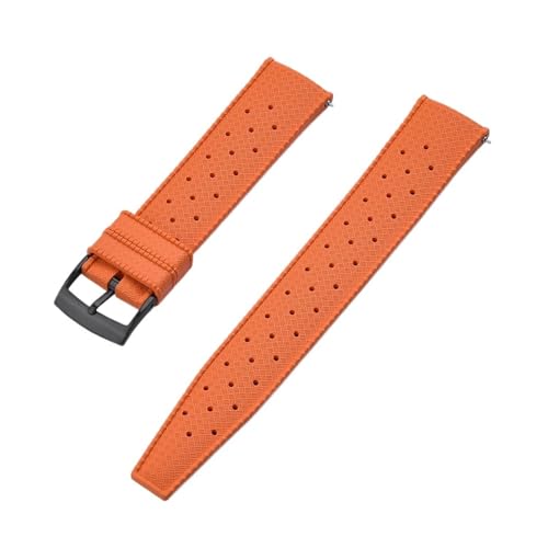 Tropisches FKM-Gummi-Uhrenarmband, 18 mm, 20 mm, 22 mm, 24 mm, for Uhrenarmbänder, Tauchen, wasserdichtes Armband, wasserdichte Uhrenarmbänder mit Verschluss für Uhren, Armbänder(FKM-Orange BK,20mm) Tropisches FKM-Gummi-Uhrenarmband, 18 mm, 20 mm, 22 mm, 24 mm, for Uhrenarmbänder, Tauchen, wasserdichtes Armband, wasserdichte Uhrenarmbänder mit Verschluss für Uhren, Armbänder(FKM-Orange BK,20mm) von ZythrXLate
