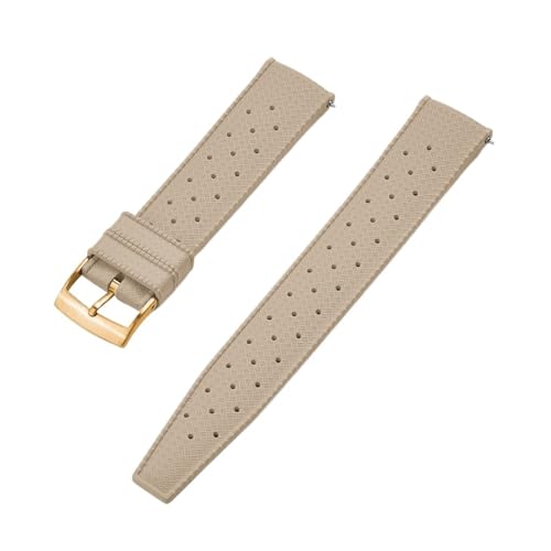 Tropisches FKM-Gummi-Uhrenarmband, 18 mm, 20 mm, 22 mm, 24 mm, for Uhrenarmbänder, Tauchen, wasserdichtes Armband, wasserdichte Uhrenarmbänder mit Verschluss für Uhren, Armbänder(FKM-khaki GD,18mm) Tropisches FKM-Gummi-Uhrenarmband, 18 mm, 20 mm, 22 mm, 24 mm, for Uhrenarmbänder, Tauchen, wasserdichtes Armband, wasserdichte Uhrenarmbänder mit Verschluss für Uhren, Armbänder(FKM-khaki GD,18mm) von ZythrXLate