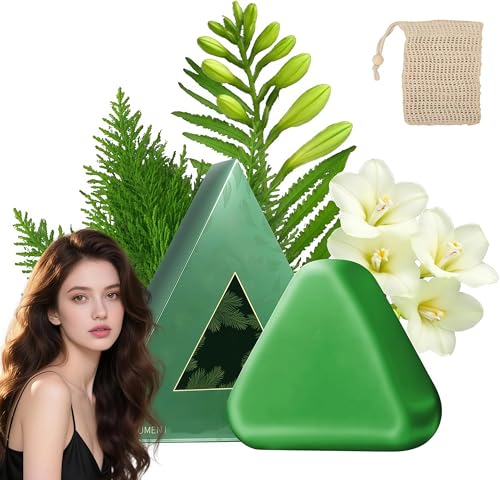 Zytuuob Nature Triangle Shampoo-Riegel, natürliche Haarpflege, tiefenwirksam nährende Haarwuchsbehandlungen, Shampoos, Seifenstücke, beseitigt Schuppen, stärkt das Haar und verbessert Frizz (1PCS) Zytuuob Nature Triangle Shampoo-Riegel, natürliche Haarpflege, tiefenwirksam nährende Haarwuchsbehandlungen, Shampoos, Seifenstücke, beseitigt Schuppen, stärkt das Haar und verbessert Frizz (1PCS) von Zytuuob