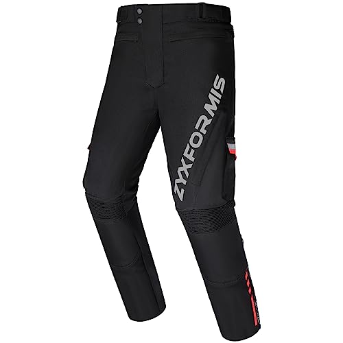Motorrad Hosen Herren mit Protektoren und Reflektoren, Wasserdicht Winddicht Textil Motorradhose mit Atmungsaktiv Thermofutter, für Sommer und Winter von Zyxformis