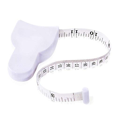 Body Measure Tape, Healthy Beauty Measure Messung Retractable Y-förmiges Körperfettlineal Fitness Tape Body Mass Index Beauty Measure von Zyyini