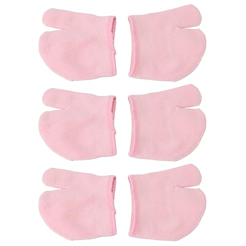 Flip-Flop-Zehensocken, Atmungsaktiv, Gute Elastizität, 3 Paar Rosa Große Zehensocken für, Hausschuhe, Sandalen von Zyyini