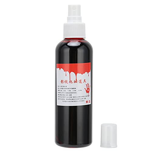 Kunstblut, 200ml Makeup Blut Halloween Kostüm Spray Kunstblut Realistisches Horror Makeup Spezialeffekt Vampir Makeup Blut von Zyyini