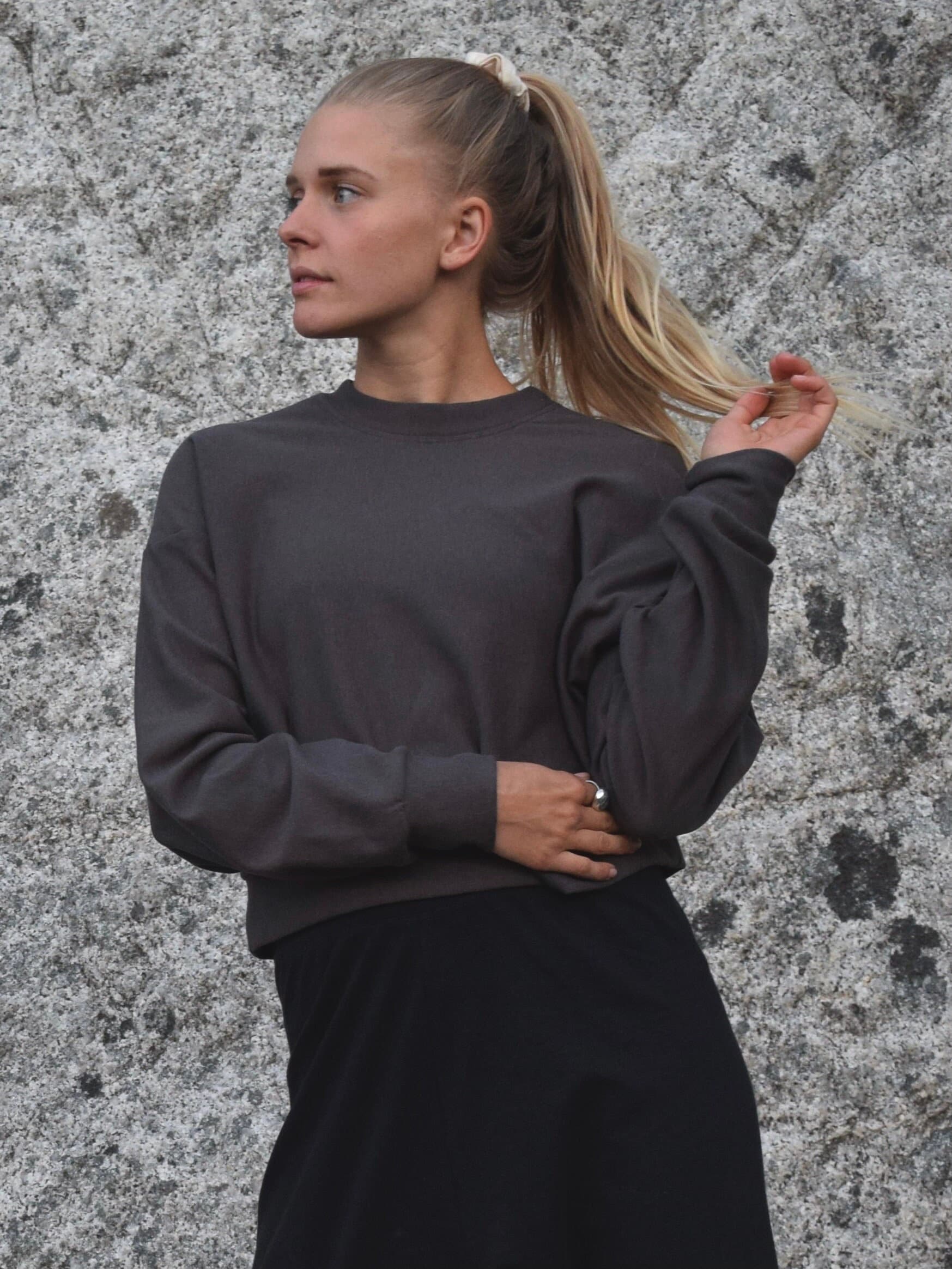 Sweatshirt Crop Bambus Baumwolle Fleece Superweich - Keine Zölle/ Einfuhrgebühren Für Usa Sweatshirt Crop Bambus Baumwolle Fleece Superweich - Keine Zölle/ Einfuhrgebühren Für Usa von Zyza