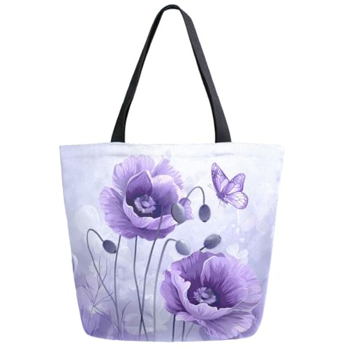 ZzWwR Extra große Schultertasche mit modischem Muster, für Strand, Reisen, Wochenende, Fitnessstudio, Lebensmitteleinkauf, Multi-Mohnblumen, Extra Large ZzWwR Extra große Schultertasche mit modischem Muster, für Strand, Reisen, Wochenende, Fitnessstudio, Lebensmitteleinkauf, Multi-Mohnblumen, Extra Large von ZzWwR