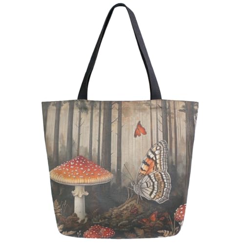 ZzWwR Extra große Schultertasche mit modischem Muster, für Strand, Reisen, Wochenende, Fitnessstudio, Lebensmitteleinkauf, Multi-Pilz, Extra Large ZzWwR Extra große Schultertasche mit modischem Muster, für Strand, Reisen, Wochenende, Fitnessstudio, Lebensmitteleinkauf, Multi-Pilz, Extra Large von ZzWwR