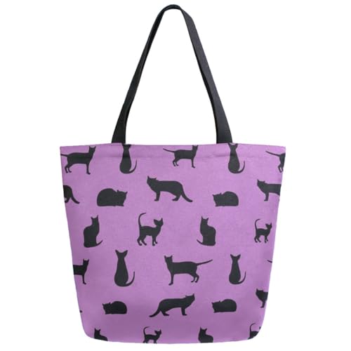 ZzWwR Extra große Schultertasche mit stylischem Druck, für Strand, Reisen, Wochenende, Fitnessstudio, Lebensmitteleinkauf, Mehrere Katzen, X-Large ZzWwR Extra große Schultertasche mit stylischem Druck, für Strand, Reisen, Wochenende, Fitnessstudio, Lebensmitteleinkauf, Mehrere Katzen, X-Large von ZzWwR