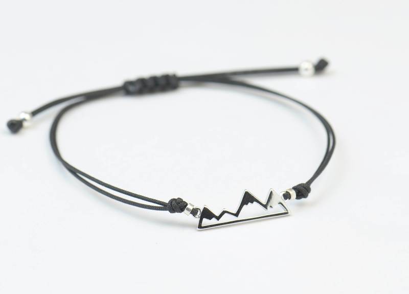 925 Sterling Silber Berg Bettelarmband.geschenk Für Männer.unisex Klettern Armband.geflochtene Schnur.wasserfestes Armband.27 Farben 925 Sterling Silber Berg Bettelarmband.geschenk Für Männer.unisex Klettern Armband.geflochtene Schnur.wasserfestes Armband.27 Farben von Zzaval